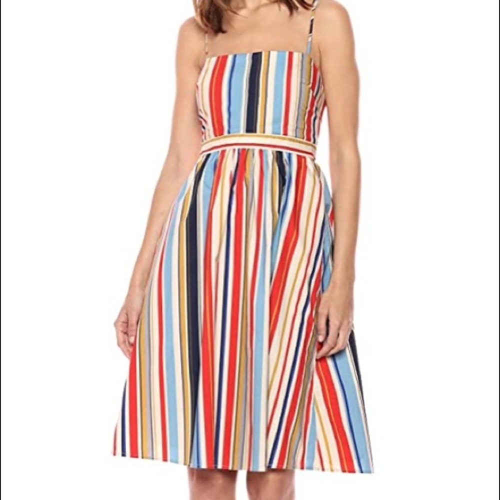astr multi stripped dress